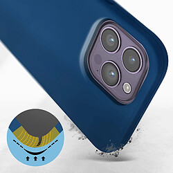 Avis Avizar Coque iPhone 14 Pro Semi-rigide Soft-touch Fine bleu