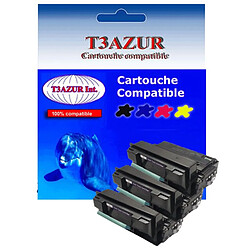 3 Toners Laser compatibles pour Samsung ProXpress M4030ND, M4080FX (MLT-D201L)-T3AZUR