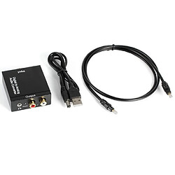 Acheter MP power @ Adaptateur convertisseur Audio Numérique Convertit Toslink numérique SPDIF optique / coaxial vers Audiostéréo R/L