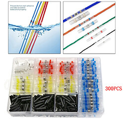 Connecteur De Bornes De Bout De Fil De Manchon Thermorétractable De Soudure De Joint 300Pcs