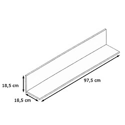 Avis Mpc Etagère Laquée Pétrol 97,5 Cm