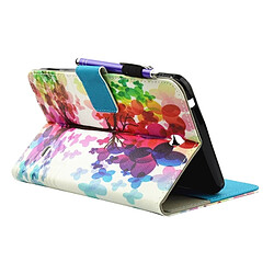 Wewoo Housse Étui pour Samsung Galaxy Tab 4 7.0 / T230 Butterfly Arbre modèle horizontal en cuir avec support et Portefeuille & Slots de cartes Sleep / Wake-up Fonction & Pen Slot pas cher