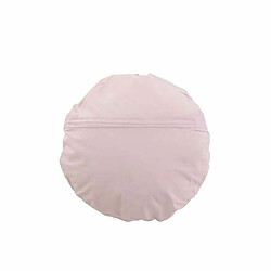 Paris Prix Coussin Rond Déco Dentelle 40cm Rose Mauve