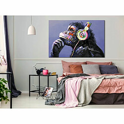 Paris Prix Tableau Imprimé Musical Monkey Wide 60 x 90 cm