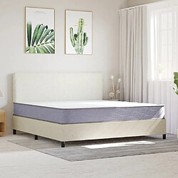 vidaXL Matelas en mousse moyennement doux 200x200 cm