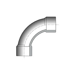 FITT Courbe 90° injectée Ø32 - 16 bars