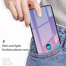 Acheter Wewoo Coque Pour Huawei P Smart Z Gradient Color Glass Case Light Purple