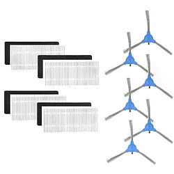 Filtre HEPA de remplacement pour aspirateur Robot Conga 1090, brosse latérale, rouleau, brosse latérale, pièces de rechange