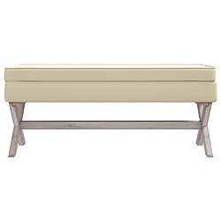 Helloshop26 Tabouret de rangement 110 x 45 x 49 cm lin beige 02_0010939