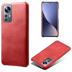 Coque en TPU + PU anti-rayures rouge pour votre Xiaomi 12/12X