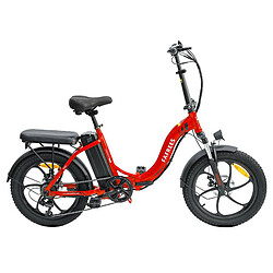 FAFREES F20 Vélo Électrique 20 pouces Cadre Pliant E-bike - Rouge