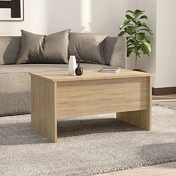 Avis Maison Chic Table basse,Table Console Table d'appoint, Table pour salon Chêne sonoma 80x50x42,5 cm Bois d'ingénierie -MN75636