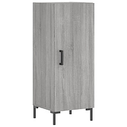 vidaXL Buffet Sonoma gris 34,5x34x90 cm Bois d'ingénierie