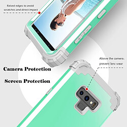 Acheter Wewoo Galaxy Note9 - Coque vert menthe/gris