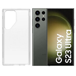 Visiodirect® Coque de protection souple silicone transparente pour Samsung Galaxy S23 Ultra SM-S918B 6.8"