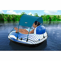 Bestway Bouée Gonflable avec Poignées Rapid Rider avec Parasoleil D137 cm Plage et Piscine 43725 pas cher