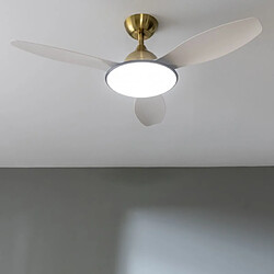 Ventilateur de Plafond avec Lumière Cecotec EnergySilence 4800 Blanc Doré 36 W