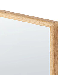 Acheter Beliani Miroir MURAT 69 cm 150 cm Bois Naturel