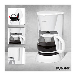 Cafetière 12-14 tasses 1,5L Bomann KA 183 CB Blanc