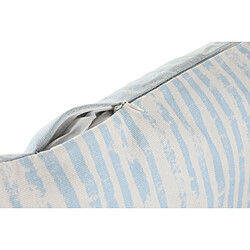 Coussin DKD Home Decor Rayures Bleu Blanc méditerranéen (50 x 15 x 30 cm)