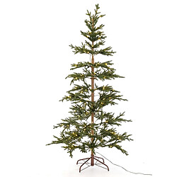 Avis BigBuy Home Sapin de Noël Vert Lumière chaude 110 x 110 x 210 cm