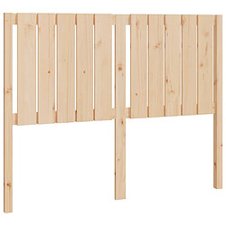 Maison Chic Tête de lit scandinave pour lit adulte,Meuble de chambre 125,5x4x100 cm Bois massif de pin -MN46148