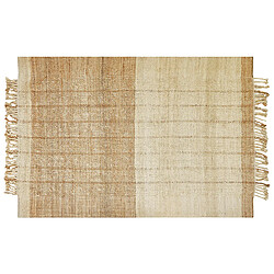 Beliani Tapis en jute beige 200 x 300 cm KARKIN