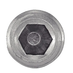 Vis à métaux sans-tête hexagonale creuse bout plat inox A2 DIN 913 8X10 boîte de 100 - ACTON - 622048X10