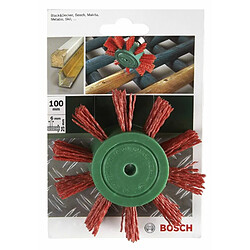 Acheter Bosch 2609256543 Brosse à lamelle pour Perceuse Fils nylon et abrasif corindon 6 x 100 mm