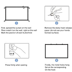 Avis Ecran De Projection Pliable En Soie De Lait Polyester 100 Pouces Idéal Pour Home Cinéma Et Extérieur YONIS