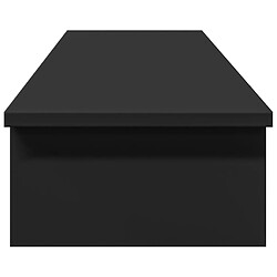 Acheter vidaXL Support de moniteur noir 100x27x15 cm bois d'ingénierie