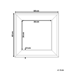 Avis Beliani Miroir PLERIN 60 cm Doré