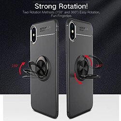 Avis Wewoo Coque TPU antichoc pour iPhone XS / X, avec support (Noir)