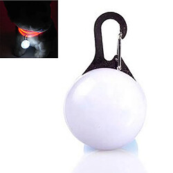 animal de compagnie chien chat sécurité clip clip boucle nuit lumière décor ampoule collier blanc