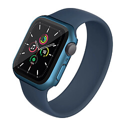 Coque en TPU électroplaqué, mat, bleu pour votre Apple Watch Series 7 41mm