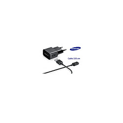 Samsung Galaxy A3 A300 Chargeur Samsung Noir 2A avec cable 1,5M Origine Micro-USB