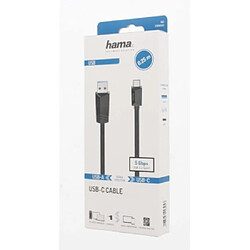 HAMA Câble USB-C, mâle USB-C - mâle USB-A, USB 3.2 Gen1, 5 Gbit/s, 0,25 m