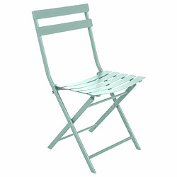 Hesperide Chaise pliante en métal Greensboro - Vert céladon