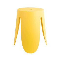 LEITMOTIV Tabouret en polypropylène Ravish jaune.