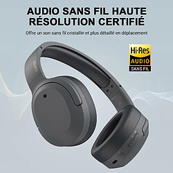 Avis Edifier W820NB Plus Casque sans fil à réduction de bruit active - Gris