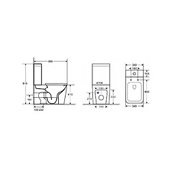 Avis Karag Ensemble Cuvette WC sans bride Rimless à poser SEAN - avec abattant et réservoir