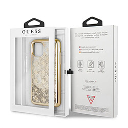 Acheter Guess Maroquinerie Etui pour iPhone 11 Pro - Guess paillettes Or