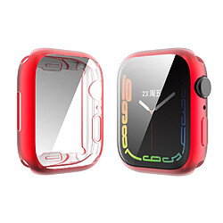 Coque en TPU ENKAY électroplaqué, rouge pour votre Apple Watch Series 7 45mm