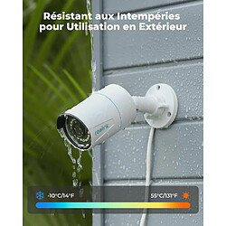 Acheter Reolink 5MP Caméra Surveillance Extérieure PoE, Détection Personne/Véhicule, Vision Nocturne IR, Support Audio, Etanche IP66, Time Lapse