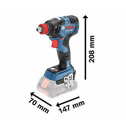 Avis Bosch - Boulonneuse sans-fil 18 V couple 200 Nm sans batterie ni chargeur, en carton - GDX 18V-200 C Professional