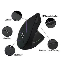 Acheter Universal USB 2.4G Wireless Ergonomic Vertical Mouse Design Optical 6D 1600DPI Game Mouse pour la main droite,