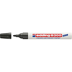 Edding Marqueur permanent industriel 8300, Couleur : rouge