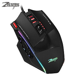 Universal C-13 Wired Gaming Mouse 10000DPI 13 Boutons programmables USB RVB Laser Computer Mouse Gamer Gamer MICE