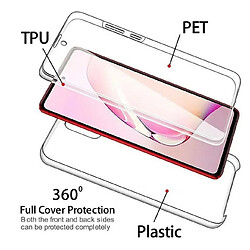 Htdmobiles Coque pour Xiaomi Redmi 12 Pro+ Plus 5G - housse etui silicone gel fine 360 integrale (avant et arriere) + film ecran - TRANSPARENT