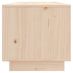 Avis vidaXL Meuble TV 90x35x35 cm Bois de pin massif